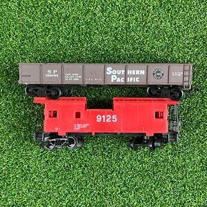 Scale Model Southern Pacific Boxcar Model Power 9125 Red Safety Caboose Lot